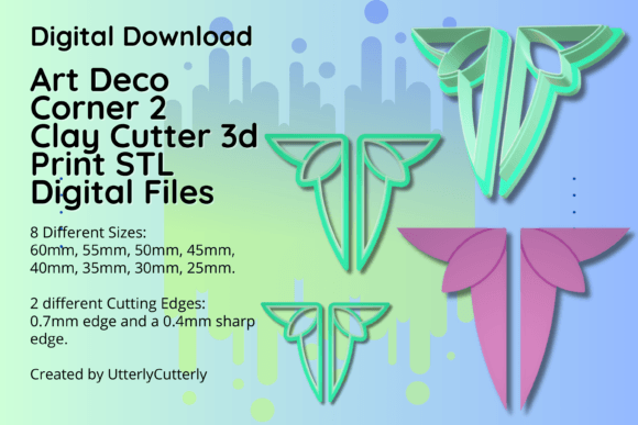Art Deco Corner 2: Versatile STL Cutters