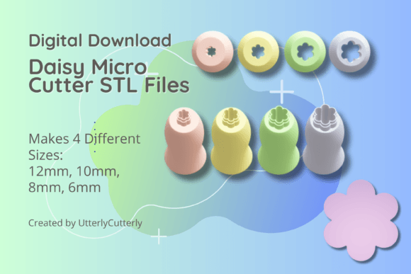 Clay Cutter STL File Flower Daisy: A Versatile Tool for Creative Projects