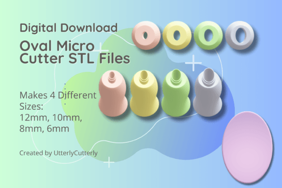 Clay Cutter STL File Oval Micro Cutter: A Versatile Tool for Creative Projects