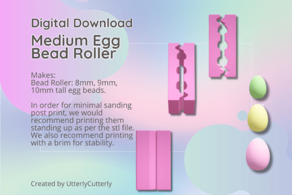 Creating Unique Easter Egg Beads with the Medium Easter Egg Polymer Clay Bead Roller