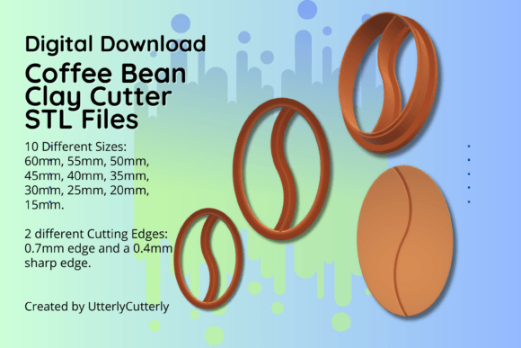 Discover the Versatility of a Coffee Bean Clay Cutter STL File