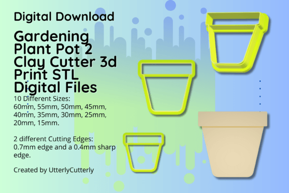 Discover the Versatility of Clay Cutter STL File Gardening Plant Pot for Creative Projects