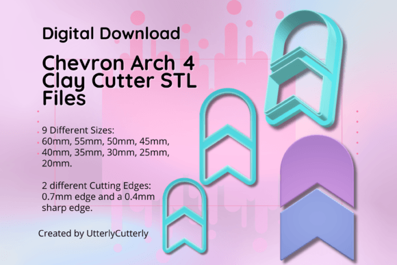 Discover the Versatility of the Chevron Arch 4 Comb STL File for Crafters