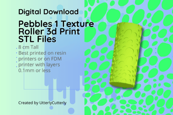 Enhance Your Creations with Pebbles 1 Texture Roller