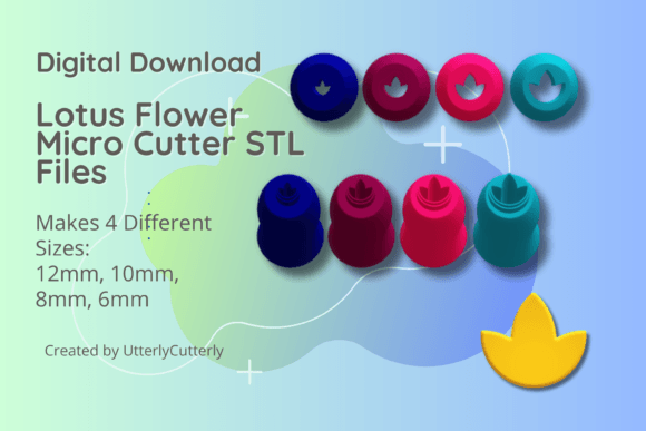 Enhance Your Design Projects with Lotus Flower Micro Cutters