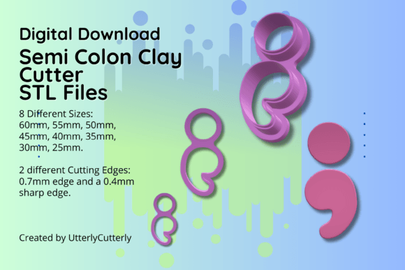 Explore Creativity with Semi Colon Clay Cutters