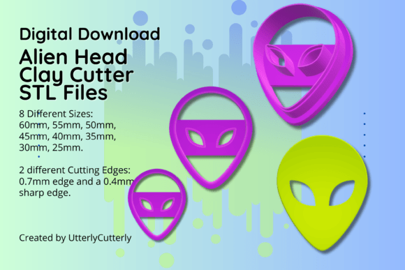 Exploring the Versatile Clay Cutter STL File Alien Head - UFO