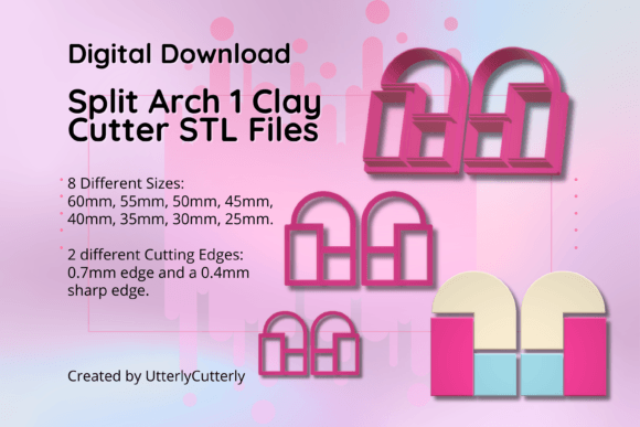 Exploring the Versatility of Clay Cutter STL File Split Arch-Abstrac in Creative Projects