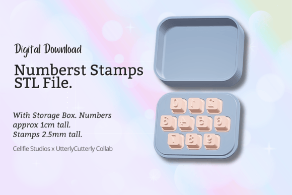 Exploring the Versatility of Number Stamps- Lower Case - Digital
