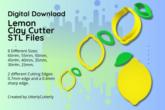 Exploring the Versatility of the Clay Cutter STL File Lemon - Summer Fruit