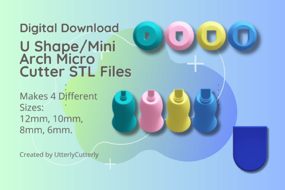 Exploring the Versatility of the U Shape Mini Arch Clay Cutter STL File
