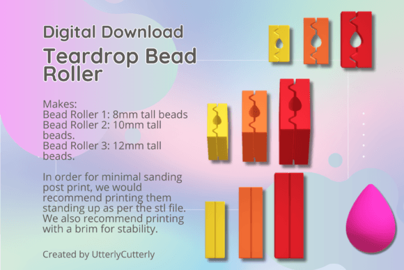 Mastering Teardrop Polymer Clay Bead Rollers with 3D Printing