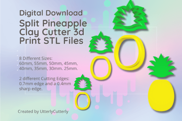 Split Pineapple Cutter - Tropical Summer: A Versatile Tool for Creative Projects