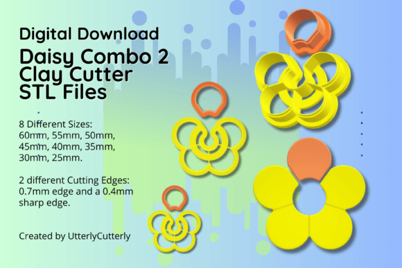 Summer Daisy Combo: Versatile Clay Cutters