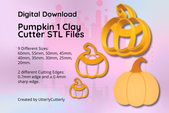 Unlock Your Creativity with the Clay Cutter STL File Pumpkin- Halloween