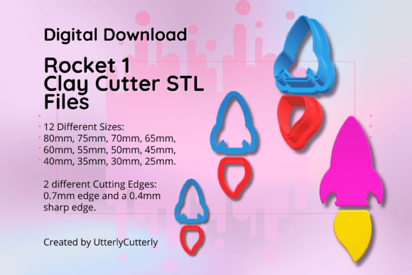 Unlock Your Creativity with the Clay Cutter STL File Space Rocket- Astro